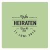 Motivstempel Wir heiraten Abdruck