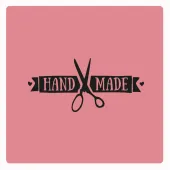 Motivstempel Handmade Schere