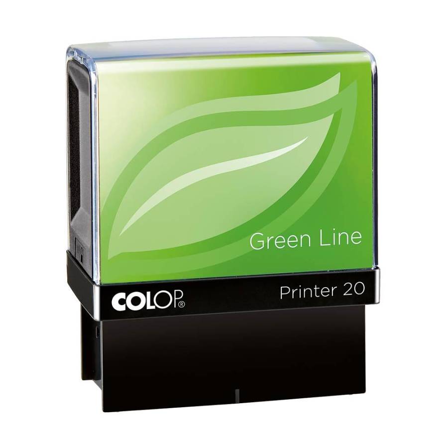 Stempel Colop Green Line Printer 20 Frontansicht - schwarz