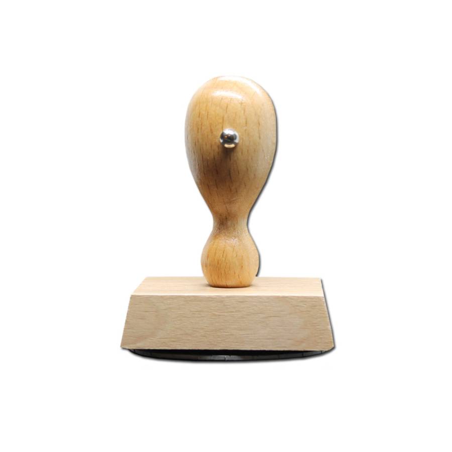 Holzstempel oval 60x40 mm stehend Holzstempel oval 60x40 mm stehend