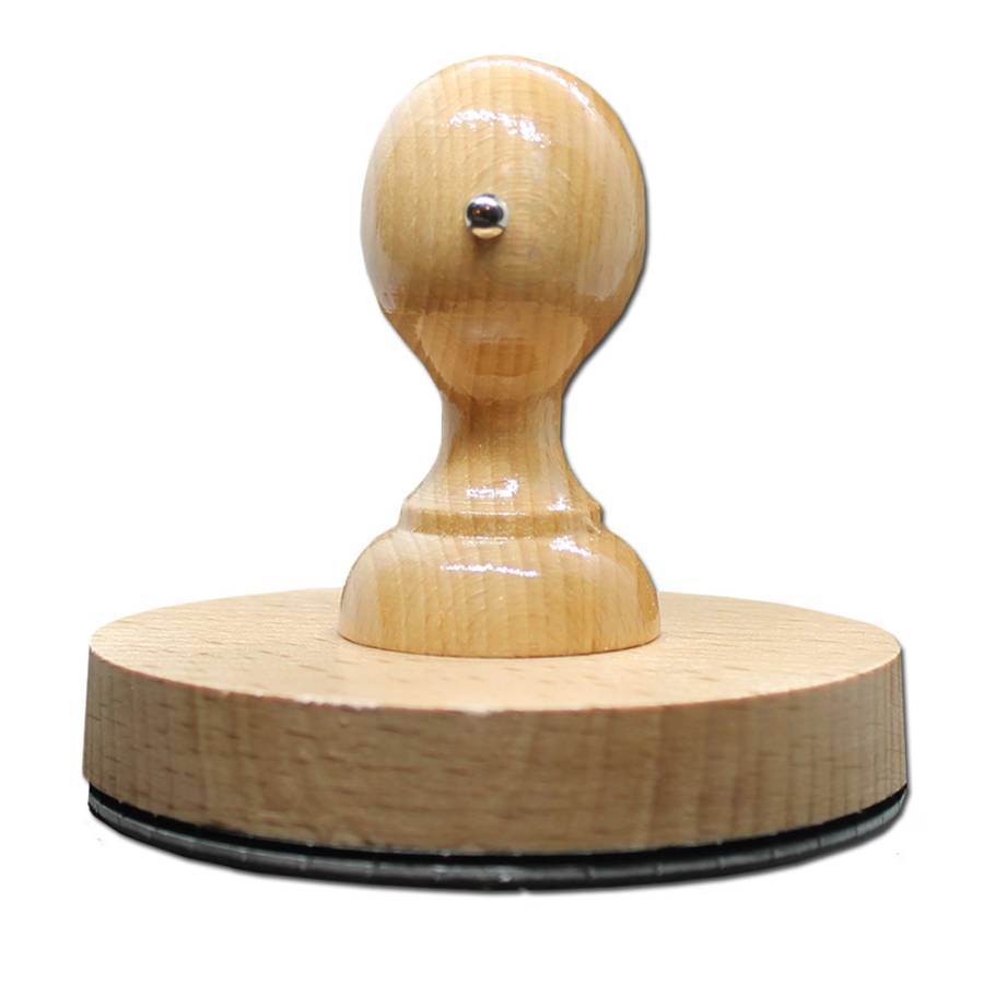 Holzstempel 100 mm rund stehend Holzstempel 100 mm rund stehend