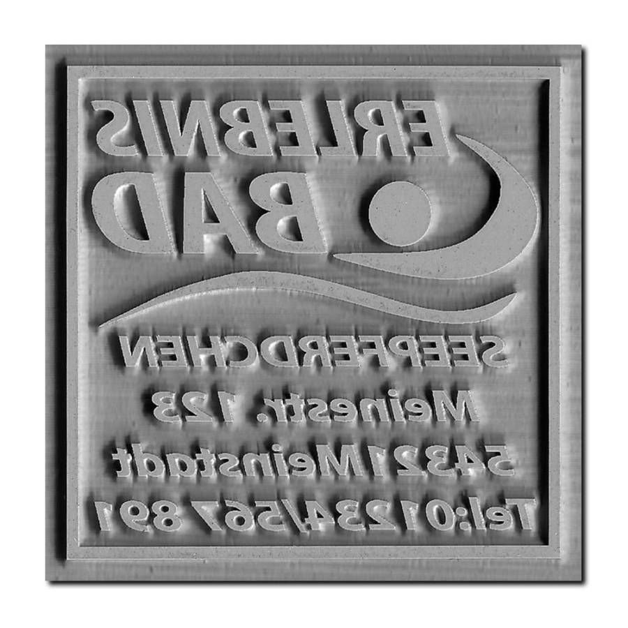 Stempelplatte - Selbstfärber Stempelplatte - Selbstfärber