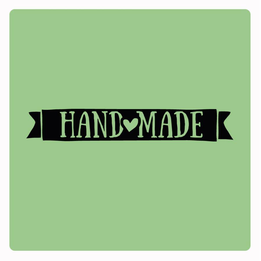 Motivstempel Handmade Faehnchen Abdruck Motivstempel Handmade Faehnchen Abdruck