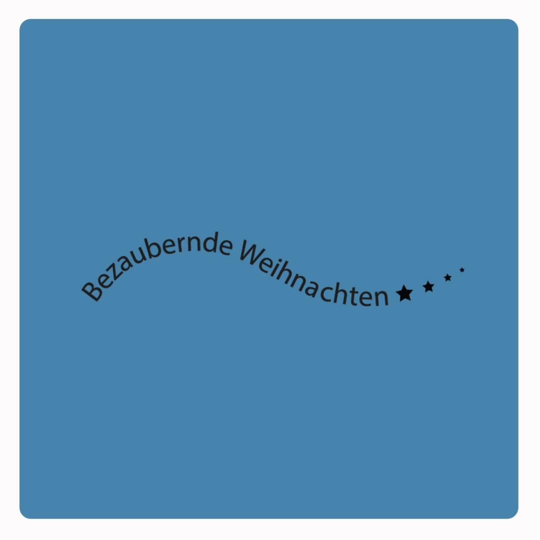 Motivstempel Bezaubernde Weihnachten Abdruck