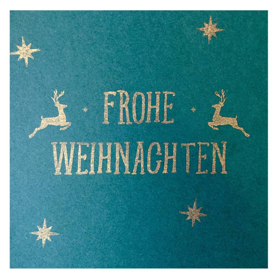 Motivstempel Rentiere Anwendungsbeispiel Motivstempel Rentiere Anwendungsbeispiel