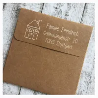 Motivstempel Häuschen