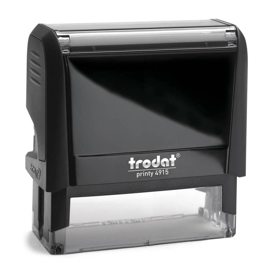 Stempel Trodat Printy MCI 4915 Frontansicht - schwarz Stempel Trodat Printy MCI 4915 Frontansicht - schwarz