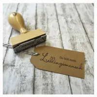 Motivstempel Du bist mein Lieblingsmensch Motivstempel Du bist mein Lieblingsmensch