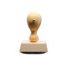 Holzstempel oval 50x40 mm stehend