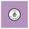 Motivstempel Mit Liebe gebacken Abdruck