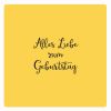 Motivstempel Alles Liebe zum Geburtstag Abdruck