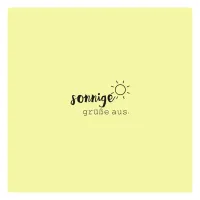 Sonnige Grüße Stempel