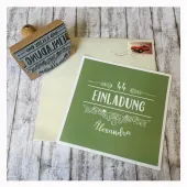 Motivstempel Einladung