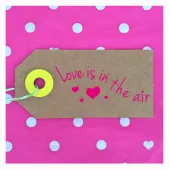 Motivstempel Love is in the Air
