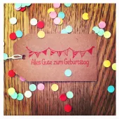 Motivstempel Alles Gute zum Geburtstag