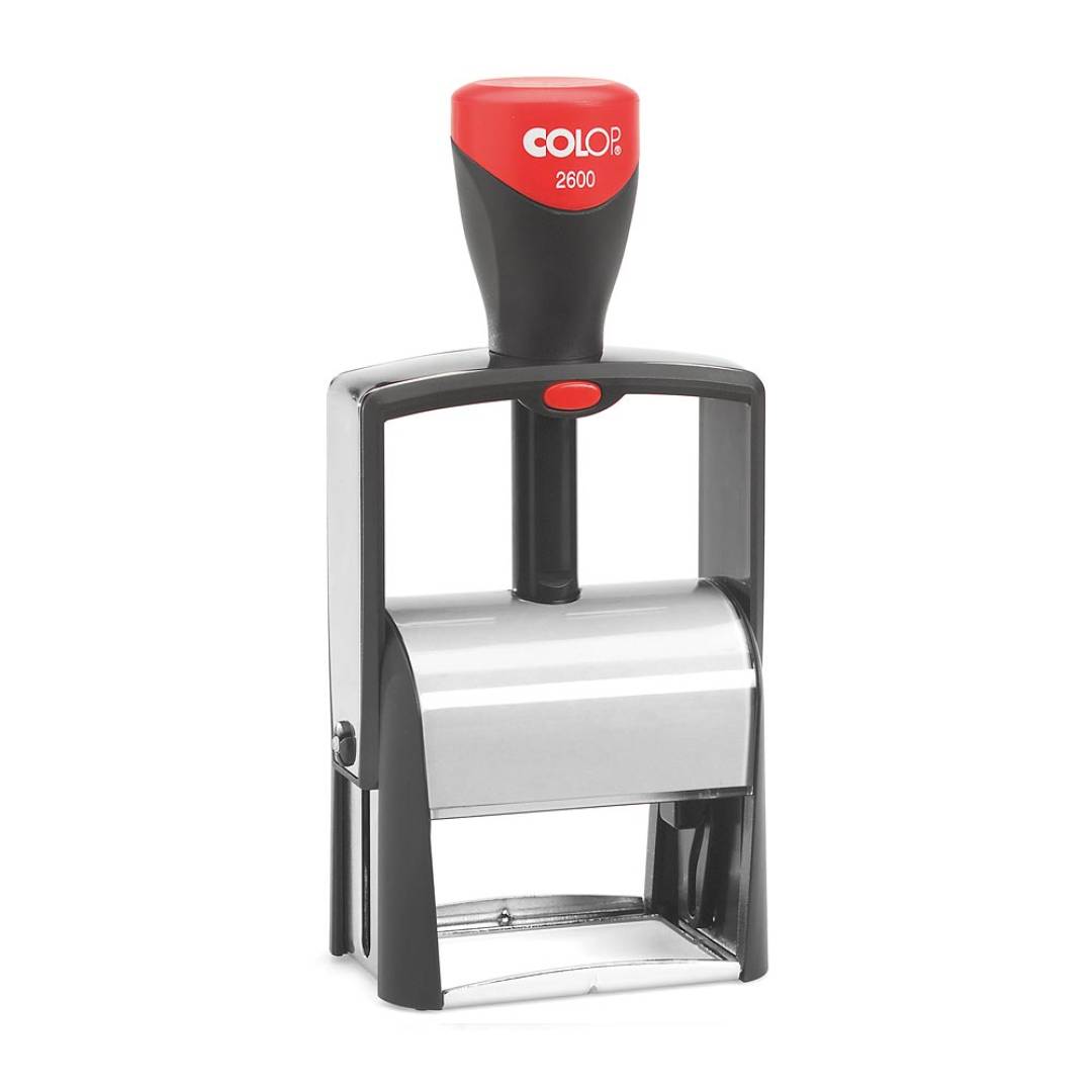Stempel Colop Classic Line 2600 Frontansicht - grau Stempel Colop Classic Line 2600 Frontansicht - grau