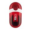 Stempel Colop Pocket Stamp R40 plus rund Frontansicht  - rubin