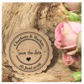 Motivstempel Save the Date Siegel
