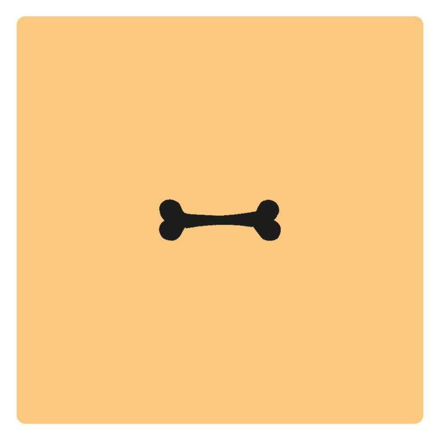 Hundeknochen Abdruck Hundeknochen Abdruck