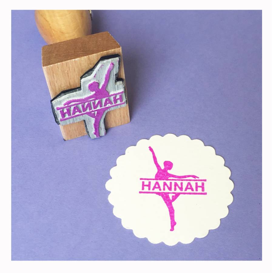 Motivstempel Primaballerina Anwendungsbeispiel