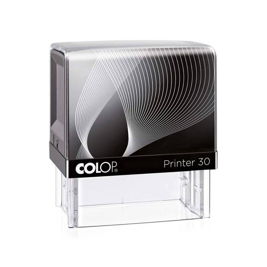 Stempel Colop Printer 30 Frontansicht - schwarz Stempel Colop Printer 30 Frontansicht - schwarz
