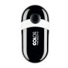 Stempel Colop Pocket Stamp R40 plus rund Frontansicht  - schwarz
