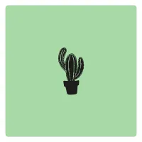 Kaktus Stempel Abdruck Kaktus Stempel Abdruck