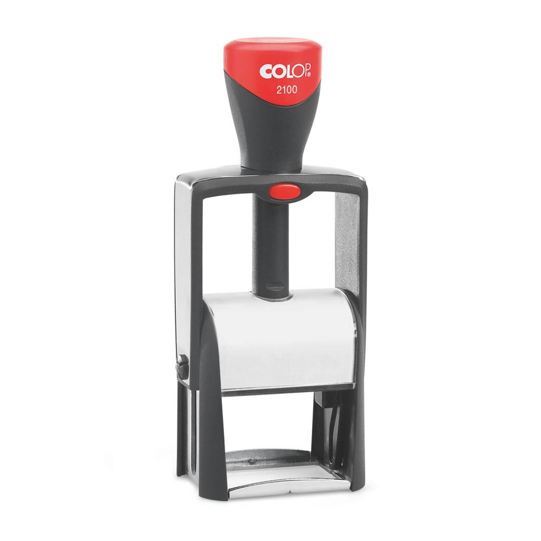 Stempel Colop Classic 2100 Frontansicht - grau Stempel Colop Classic 2100 Frontansicht - grau
