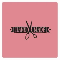 Motivstempel Handmade Schere