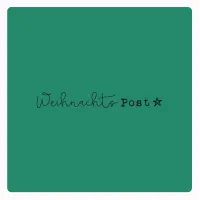 Motivstempel Weihnachtspost