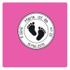 Motivstempel Füßchen Abdruck