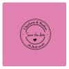 Motivstempel Save the Date Siegel Abdruck