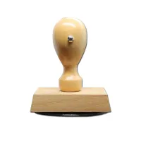 Holzstempel oval 70x50 mm