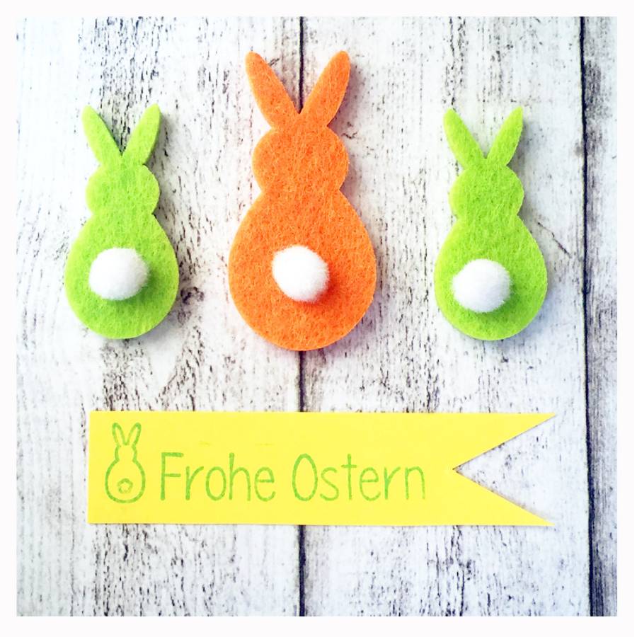 Motivstempel Frohe Ostern Anwendungsbeispiel