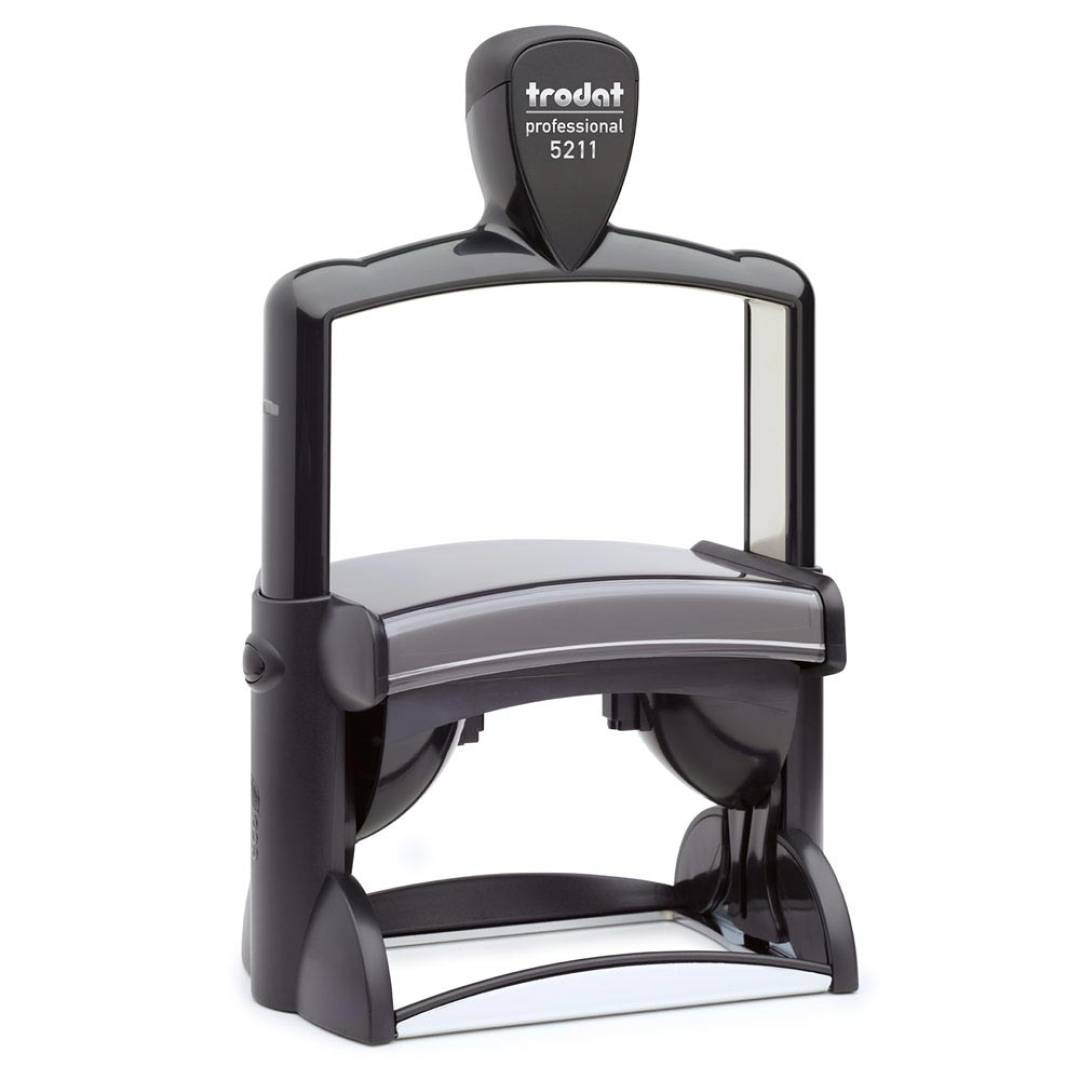 Stempel Trodat Professional MCI 5211 Frontansicht - schwarz Stempel Trodat Professional MCI 5211 Frontansicht - schwarz