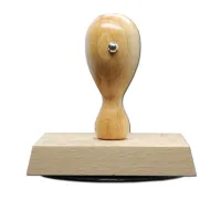 Holzstempel oval 90x60 mm Holzstempel oval 90x60 mm
