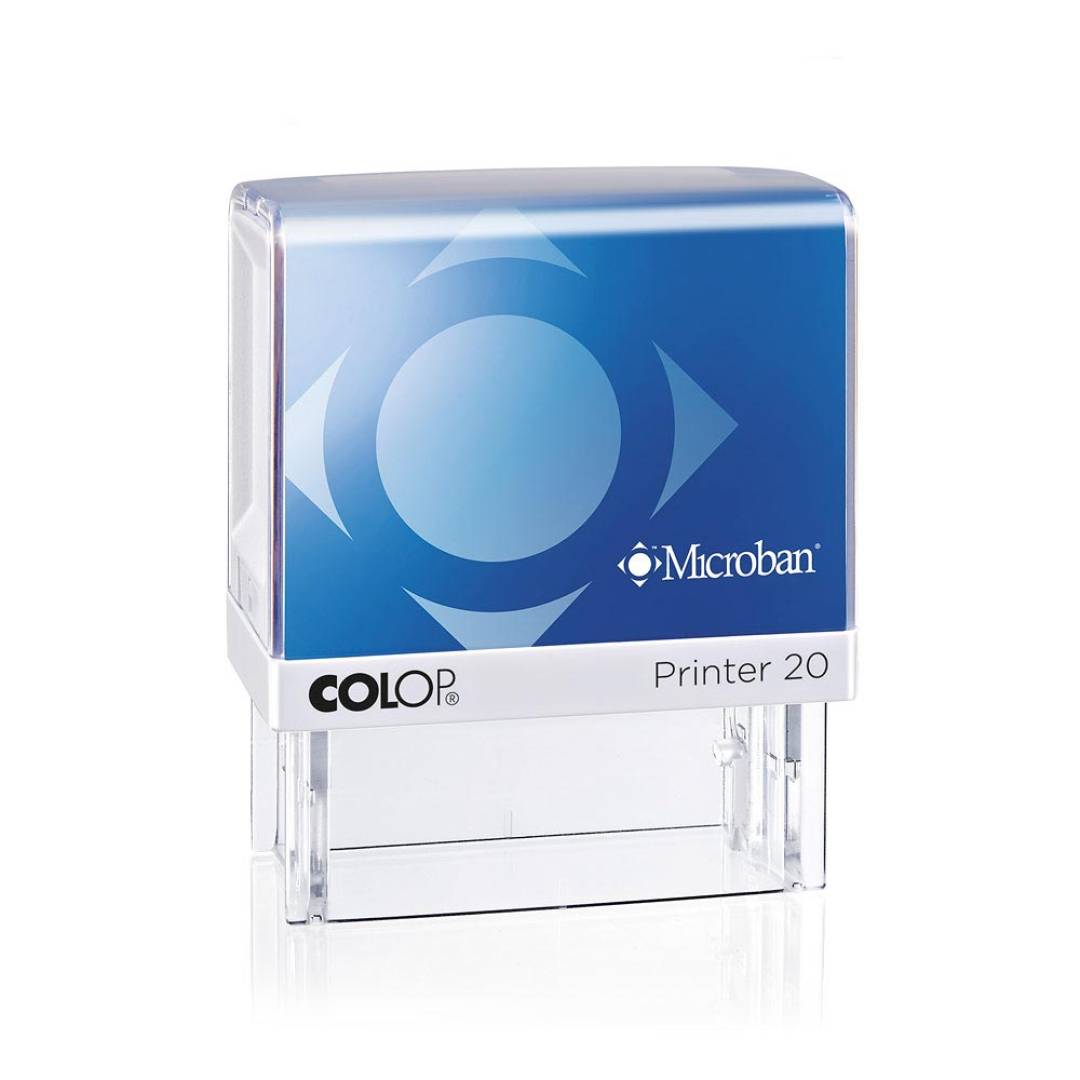 Stempel Colop Printer Microban 20 Produktbild - weiß Stempel Colop Printer Microban 20 Produktbild - weiß