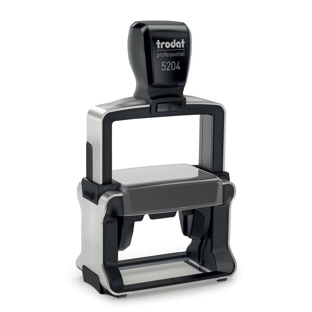 Stempel Trodat Professional 5204 Frontansicht - schwarz Stempel Trodat Professional 5204 Frontansicht - schwarz