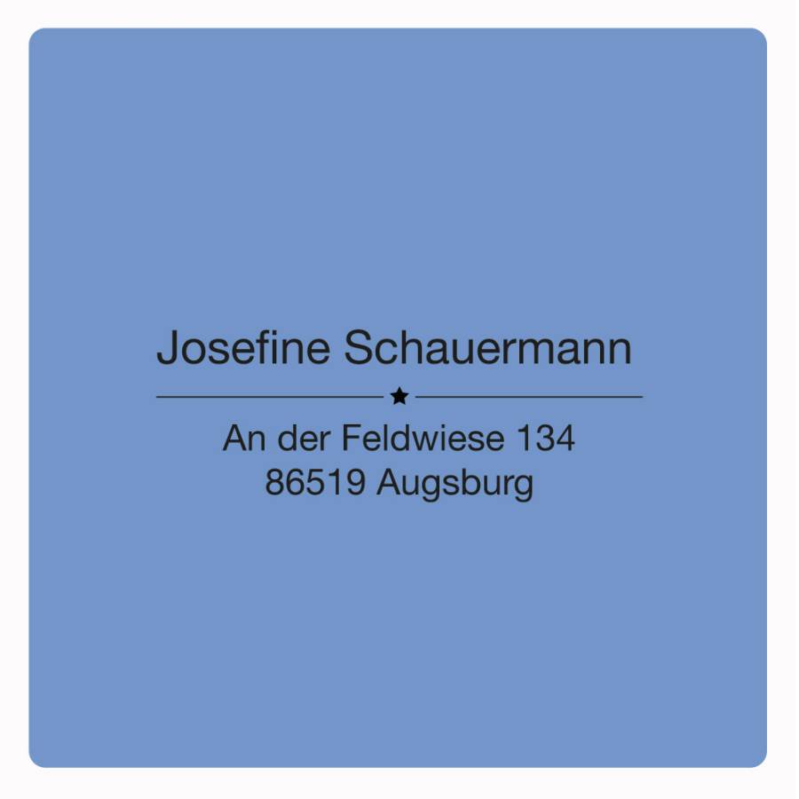 Motivstempel Sternchen Abdruck