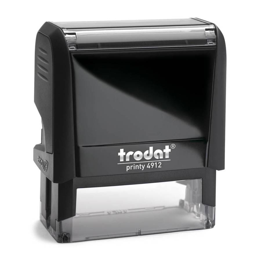 Stempel Trodat Printy MCI 4912 Frontansicht - eco schwarz Stempel Trodat Printy MCI 4912 Frontansicht - eco schwarz