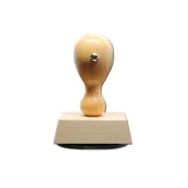 Holzstempel oval 50x40 mm