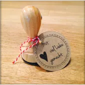 Motivstempel Handmade Herz