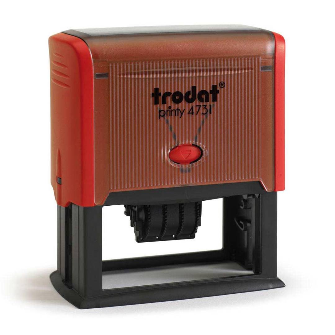 Datumstempel Trodat Printy 4731 Frontansicht - rot Datumstempel Trodat Printy 4731 Frontansicht - rot