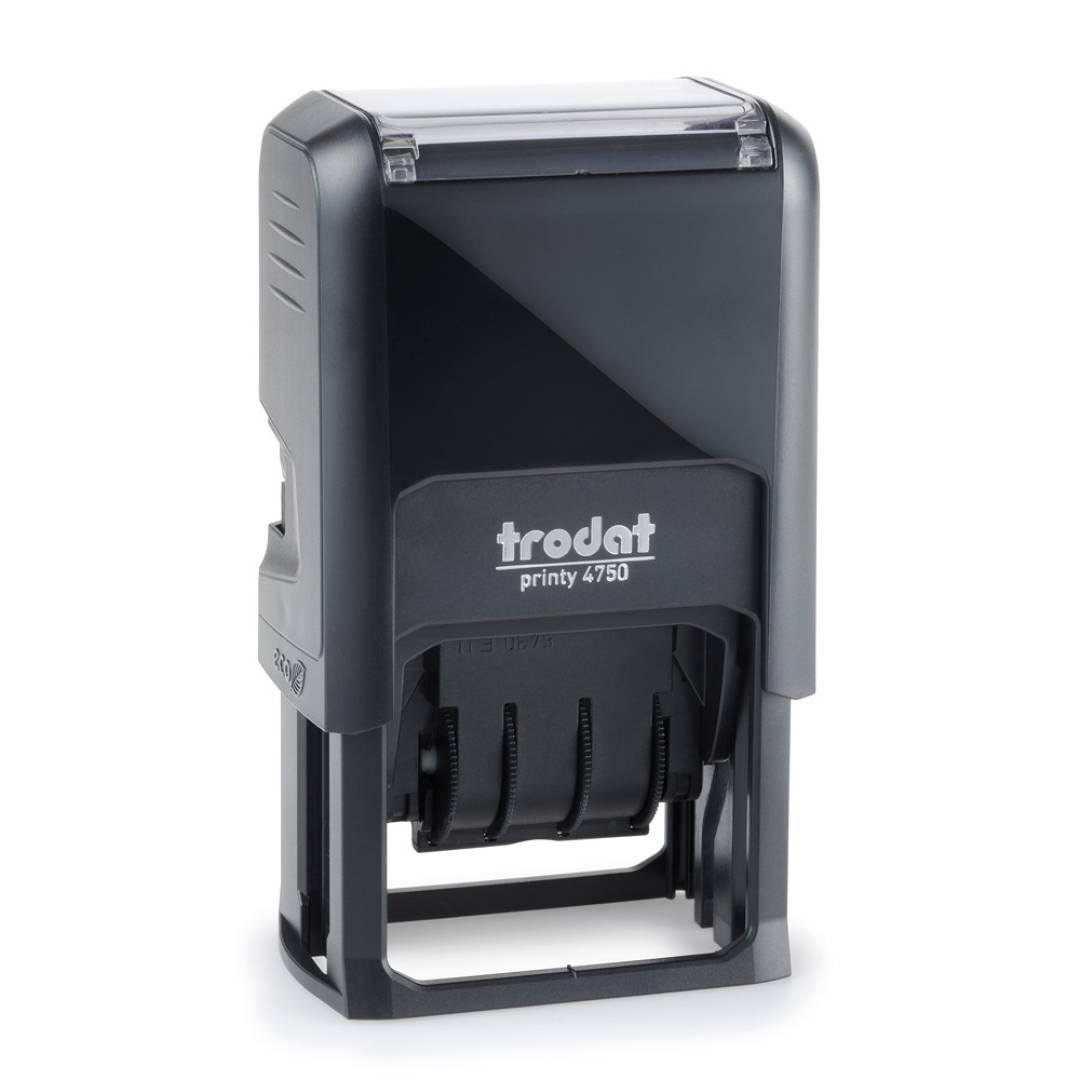 Datumstempel Trodat Printy 4750 Frontansicht - schwarz
