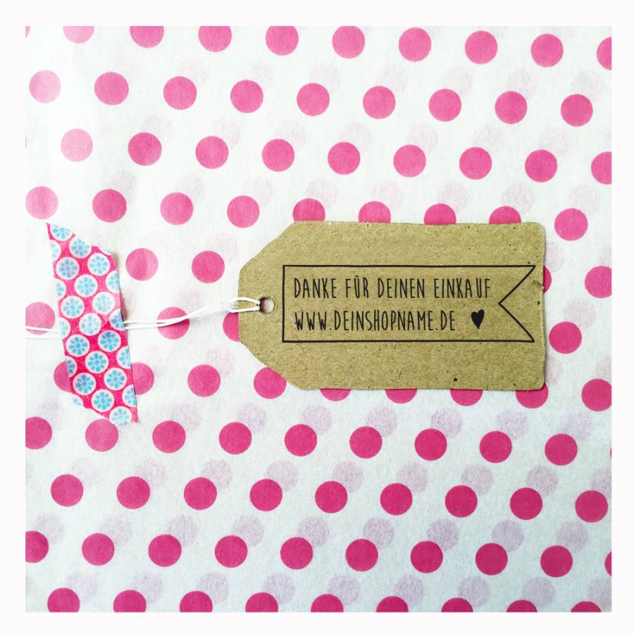 Motivstempel Onlineshop Fähnchen Anwendungsbeispiel Motivstempel Onlineshop Fähnchen Anwendungsbeispiel