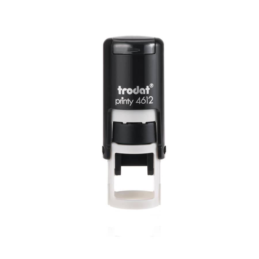 Stempel rund Trodat Printy 4612 Frontansicht - schwarz Stempel rund Trodat Printy 4612 Frontansicht - schwarz