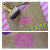 Motivstempel Sprechblase Motivstempel Sprechblase