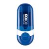 Stempel Colop Pocket Stamp R25 plus rund Frontansicht  - indigo