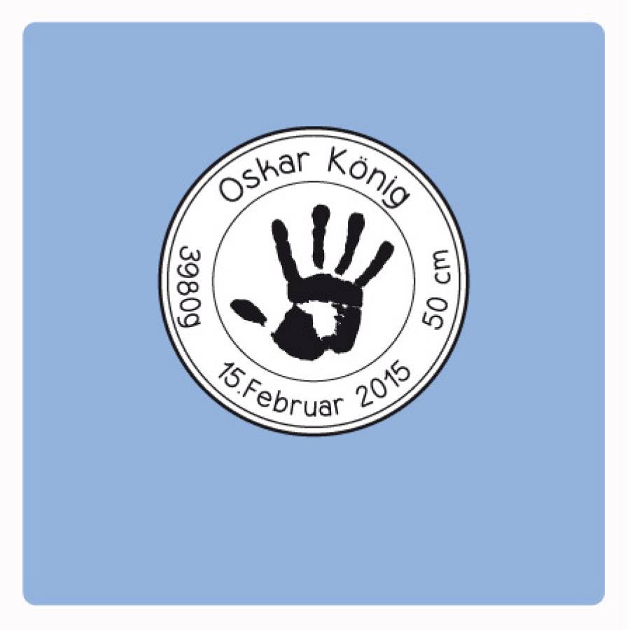 Motivstempel Händchen Abdruck Motivstempel Händchen Abdruck