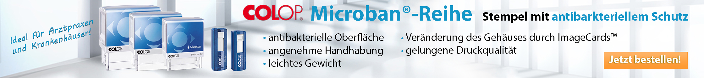 Banner Microban Stempel